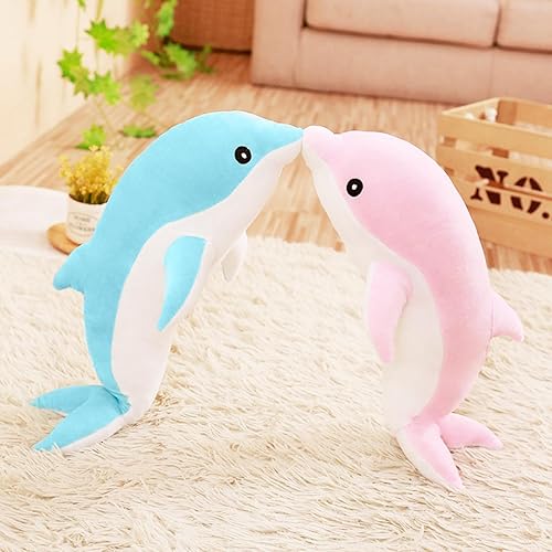 Miniatura 4 de Peluche de delfín, almohada de felpa de delfín gigante, almohada suave para abrazar ballena, almohada para dormir de ballena para niños y niñas