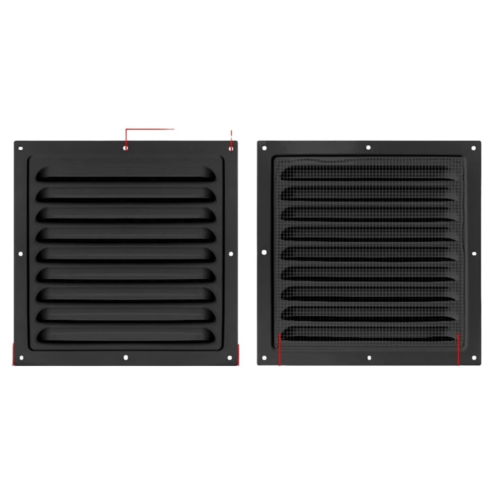 Ventilator Grille Air Outlet Ventilation System Extractor Enhanced Design Resilient Aluminum Alloy for air Vent(200x200cm)