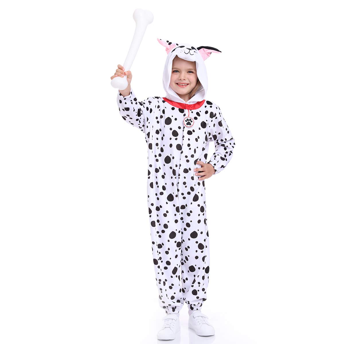 Unisex Animal Costume Kids，Plush Hooded Animals Pajamas Child，Halloween Carnival Animal Kid Jumpsuit Boys & Girls