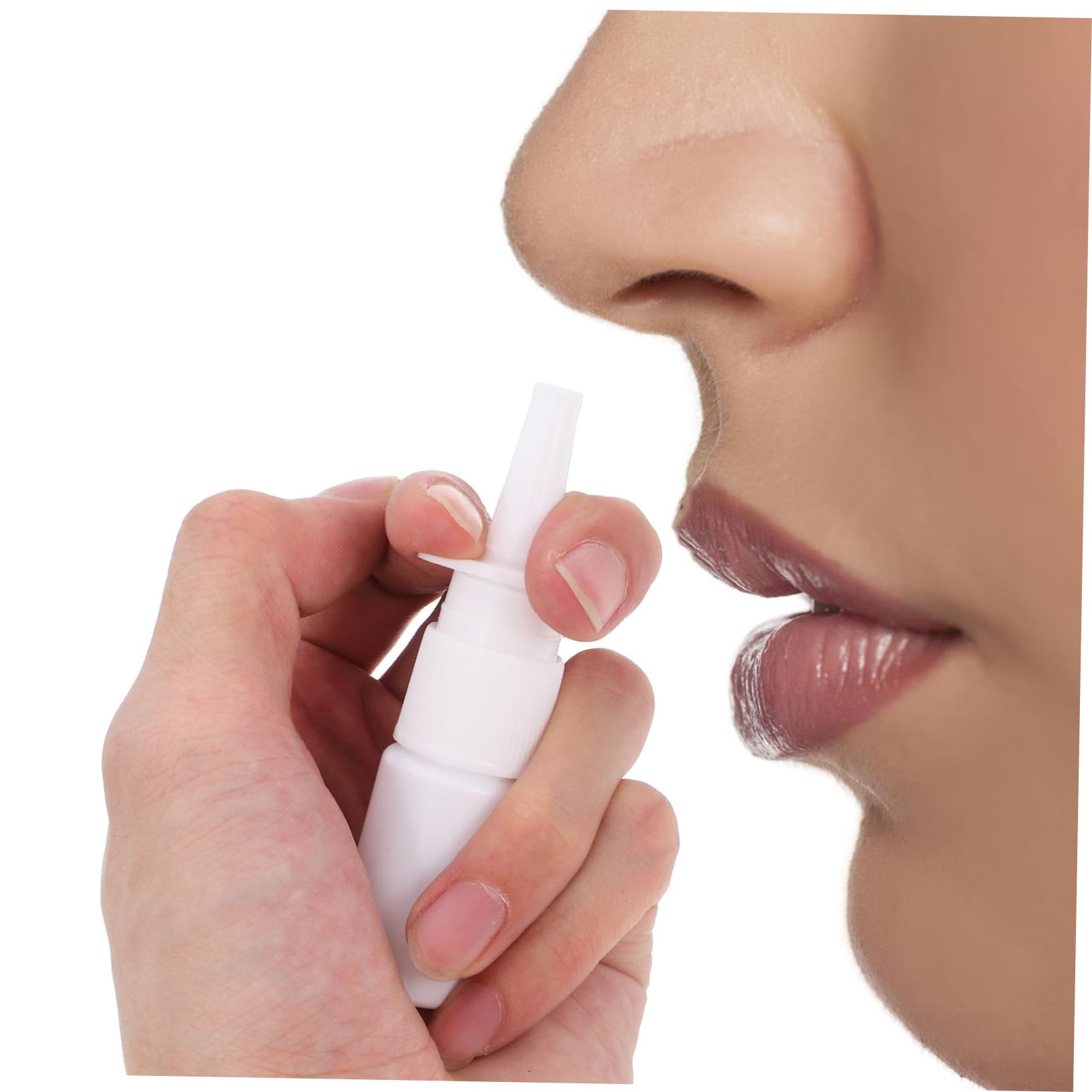 Mikinona 200 Stück 10ml Nasenspray Nachfüllflasche aus Pe mit Feinem Sprühnebel Wiederbefüllbare Sprühflaschen Tragbar für Reisen und Outdoor Einsatz