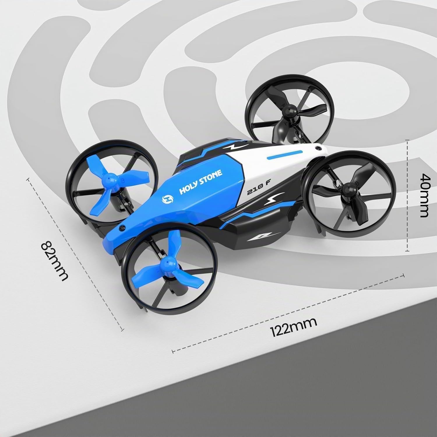 Holy Stone HS210F Mini Dron para Niños, Dron RC 2 en 1 con Mantenimiento de Altitud, Giro 3D y 3 Velocidades, Cuadricóptero para Principiantes con Hélices Protegidas, Regalo para Niños y Niñas
