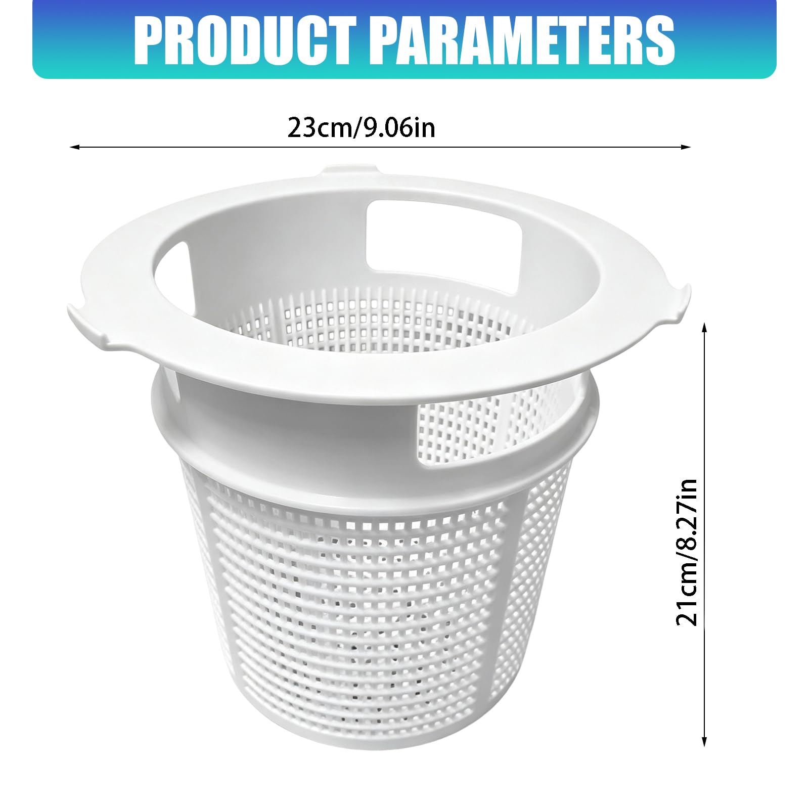 Cesta de Piscina Perforada