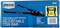 Vista 4 de Reese Towpower 7014200 - Barra de remolque ajustable, color negro