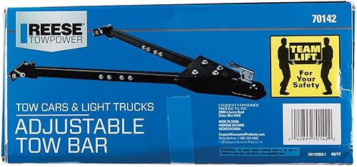 Miniatura 4 de Reese Towpower 7014200 - Barra de remolque ajustable, color negro