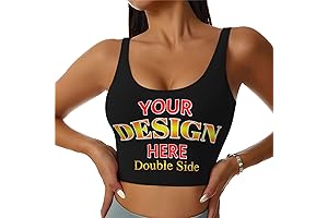 Custom Women's Sports Bra with Removable Pads
