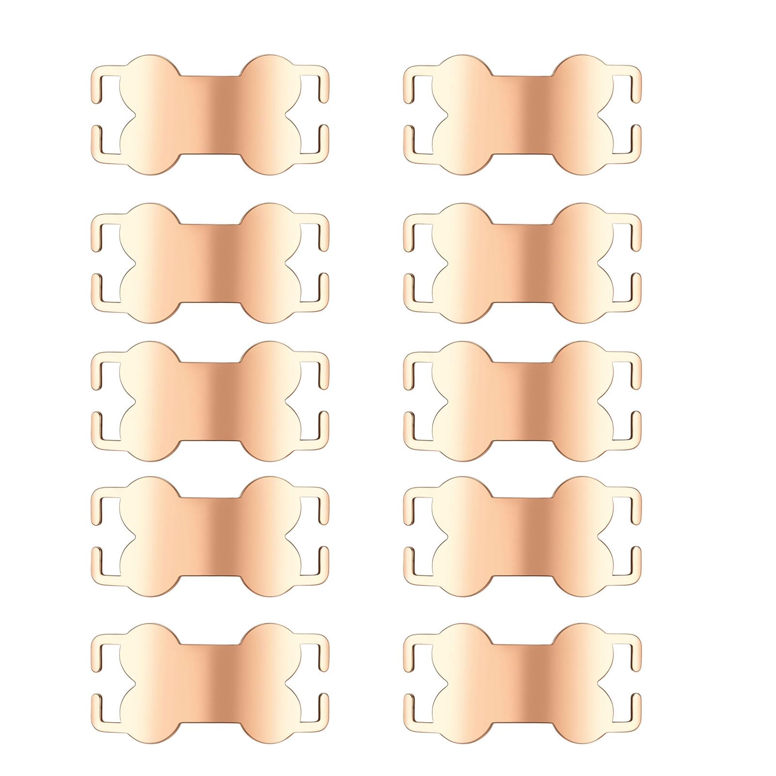 WEISUYUUS 10pieceS Dog Collar Pendant Name Plate for Pet Walking Pet Collar Charm Customized Name Plate for Dogs Cats Pet Supp