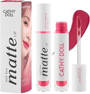 【Semi Matsulip】Not Two Matt Rip Cathy Doll(Cathy Doll)/唇膏 人气排名 不易脱落 不干燥 高发色 红唇彩 持久 素颜唇膏 液体型 唇部护理 泰国化妆品 (03Lucky Love)