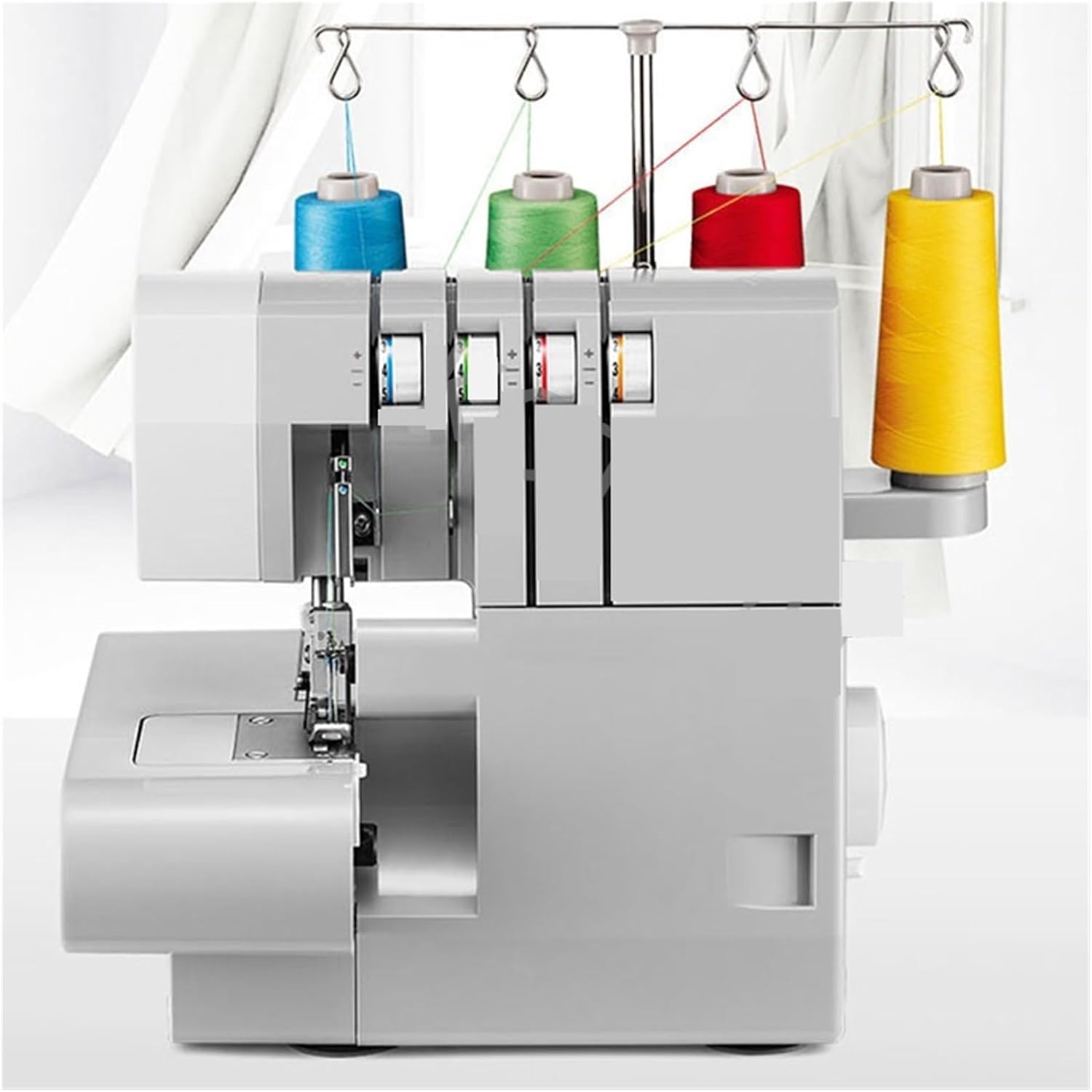 Multifunctional Overlock Sewing Machine Electric Desktop Overlock Sewing Machine Four-thread Three-thread Overlock Machine Easy To Use