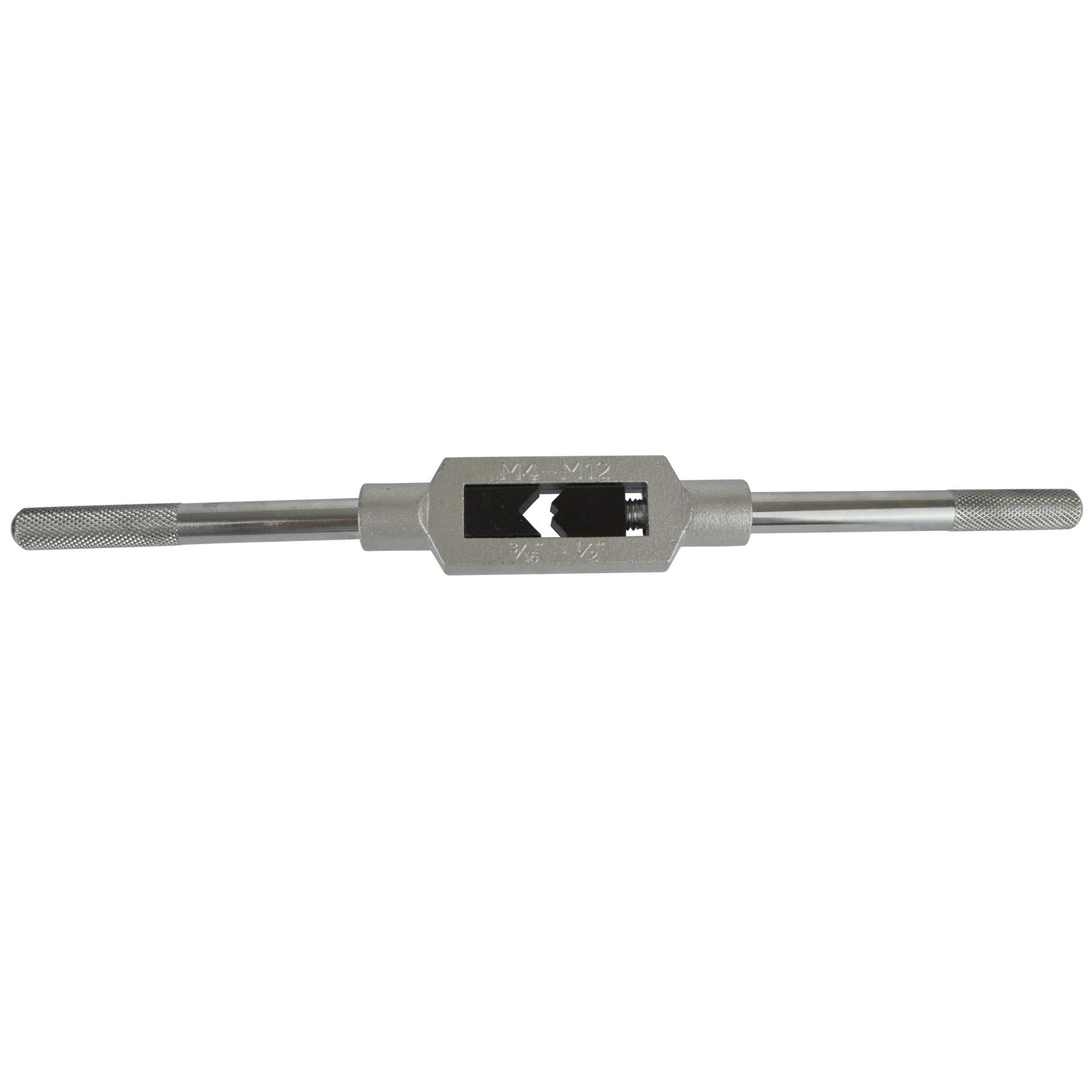 Astral Agencies Tap Wrench M4-M12 Bar Type 3/16" to 1/2" -Straight Handle Design - Tap Taper Plug Holder Grip Thread TE480 - Provides Greater Leverage - Knurled Finish