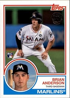 2018 Topps Series 2 Baseball '83 1983 Rookies #83-11 Brian Anderson Miami Marlins RC Rookie Card