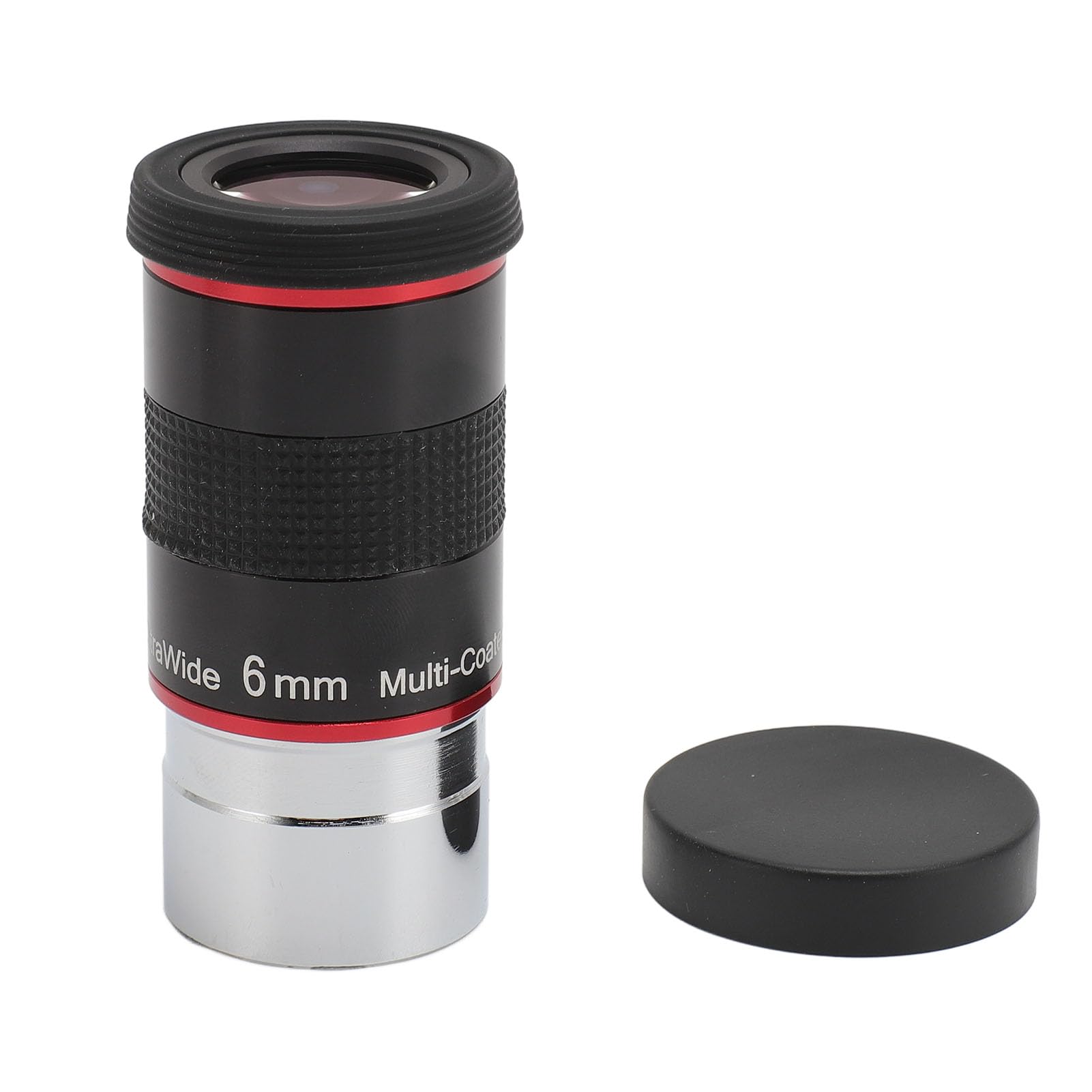Tbest Télescope Oculaire 1,25 Pouce 68 Degrés Grand Angle 6 Mm Astronomique pour L'observation de la Lune Accessoire en Alliage en Aluminium Verre Optique