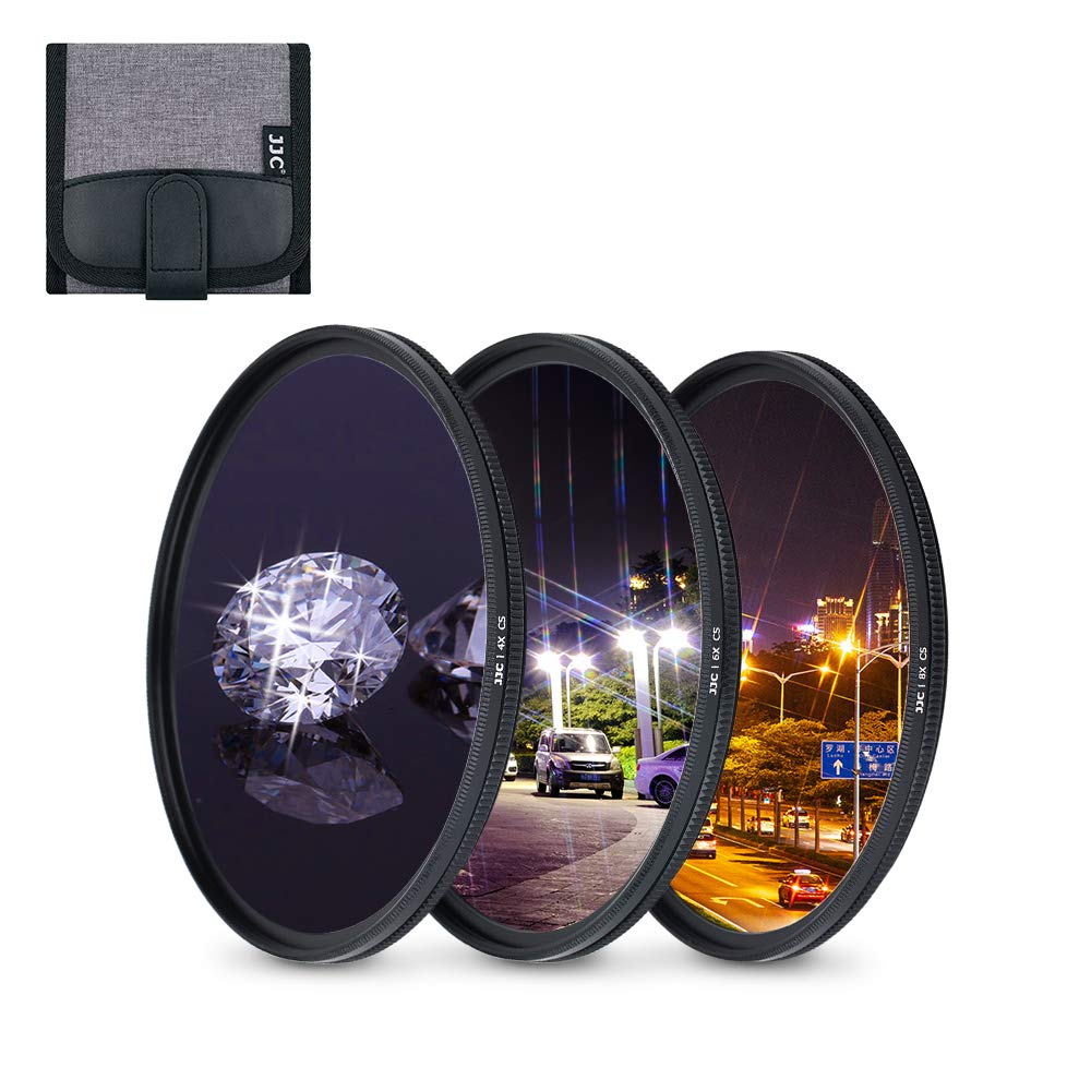 JJC 49 mm 6 punti filtro stella con custodia protettiva per Canon Nikon Pentax Olympus Sony Panasonic Fujifilm DSLR - filtri lenti in vetro ottico con telaio in lega di alluminio JJC 49 mm 6 punti filtro stella con custodia protettiva per Canon Nikon Pentax Olympus Sony Panasonic Fujifilm DSLR - filtri lenti in vetro ottico con telaio in lega di alluminio