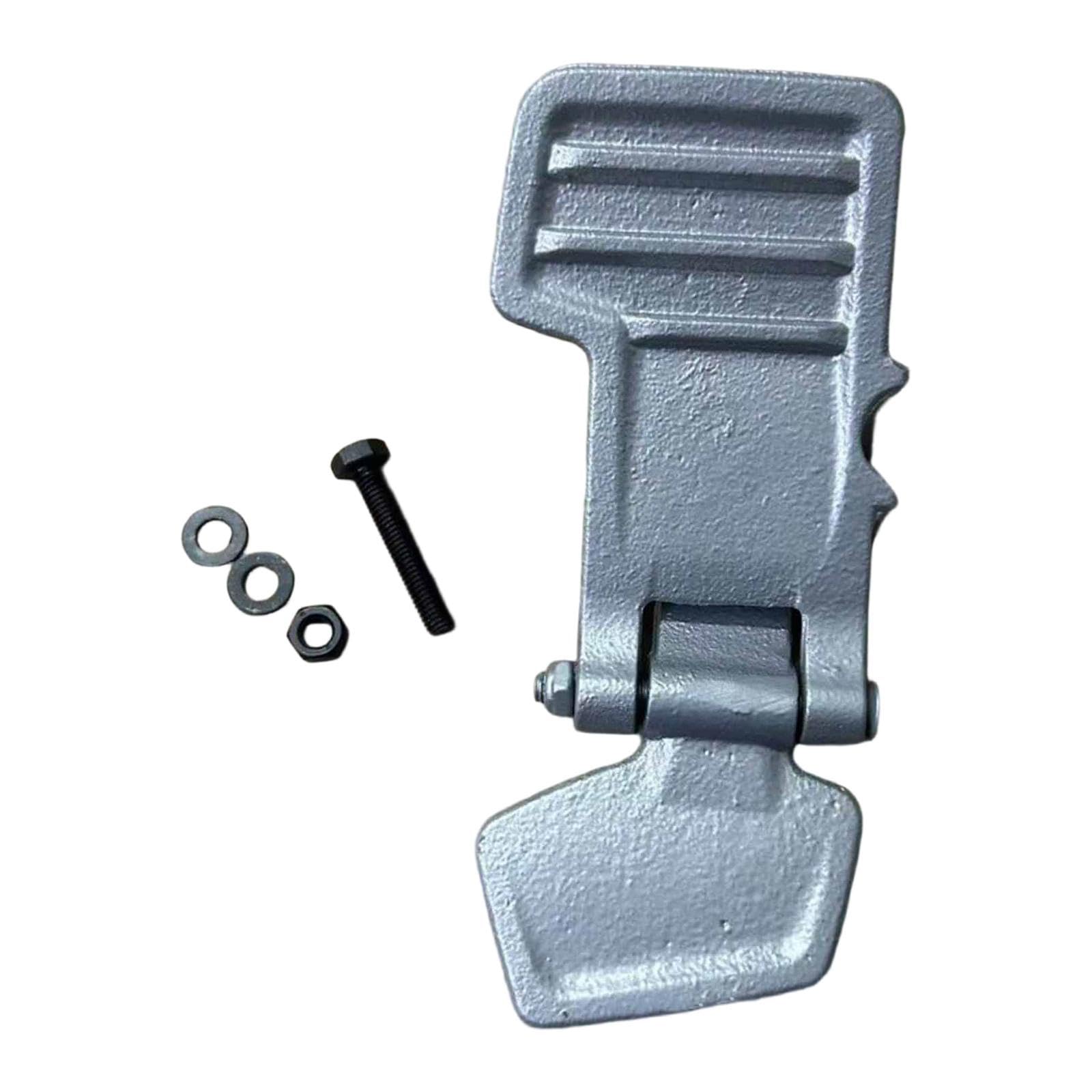 Amagogo Pedale per miniescavatore, Ricambio per Riparazione Esterna, Pedale per Scavare e Camminare, Accessori per miniescavatori per 17 Proprietari di casa, Supporto Sinistro