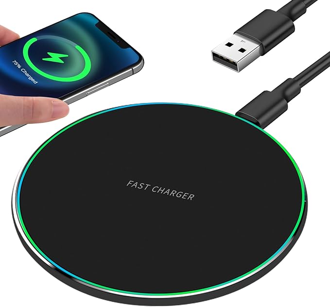 Cargador rápido inalámbrico inductivo para Apple iPhone