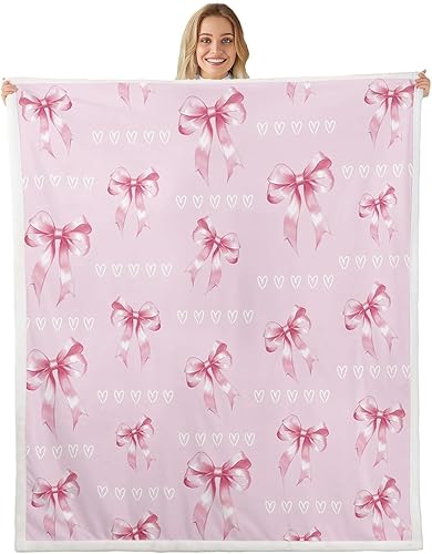 Miniatura 26 de Manta de cama con estampado de corazones de lazo, manta de felpa de grafiti dibujada a mano para decoración rústica del hogar, manta de franela