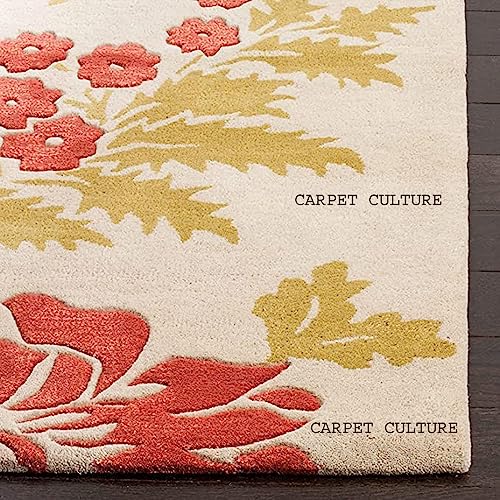 Image of Carpet Mahal Handmade Handwoven Tufted Made of 100% Soft Blended Wool Export Quality Carpets with 1 Inch Thickness (12x18 Feet) Color Multi