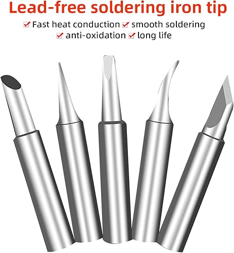 Miniatura 4 de 61 puntas de pirografía para quemar madera, kits de herramientas para quemar madera, puntas de hierro para tallar, para adultos, principiantes,