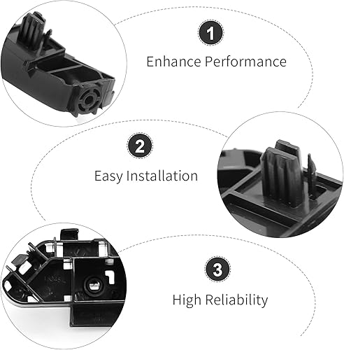 Miniatura 4 de Anxingo 71198T2Aa01 Reemplazo de soporte de parachoques delantero para Honda Accord Sedan 2013-2017 soporte de parachoques delantero sustituye