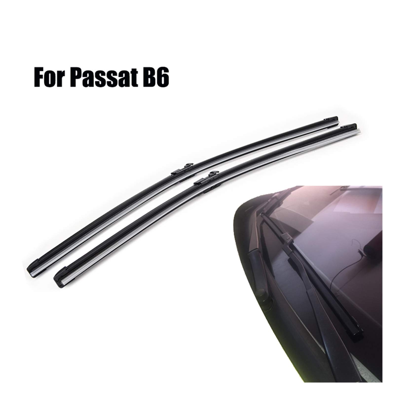 Tergicristalli Set Spazzole Tergicristallo Anteriore Posteriore Per VW Per - B6 2005-2011 Parabrezza Finestra Posteriore Anteriore 24 "+19" +11 "