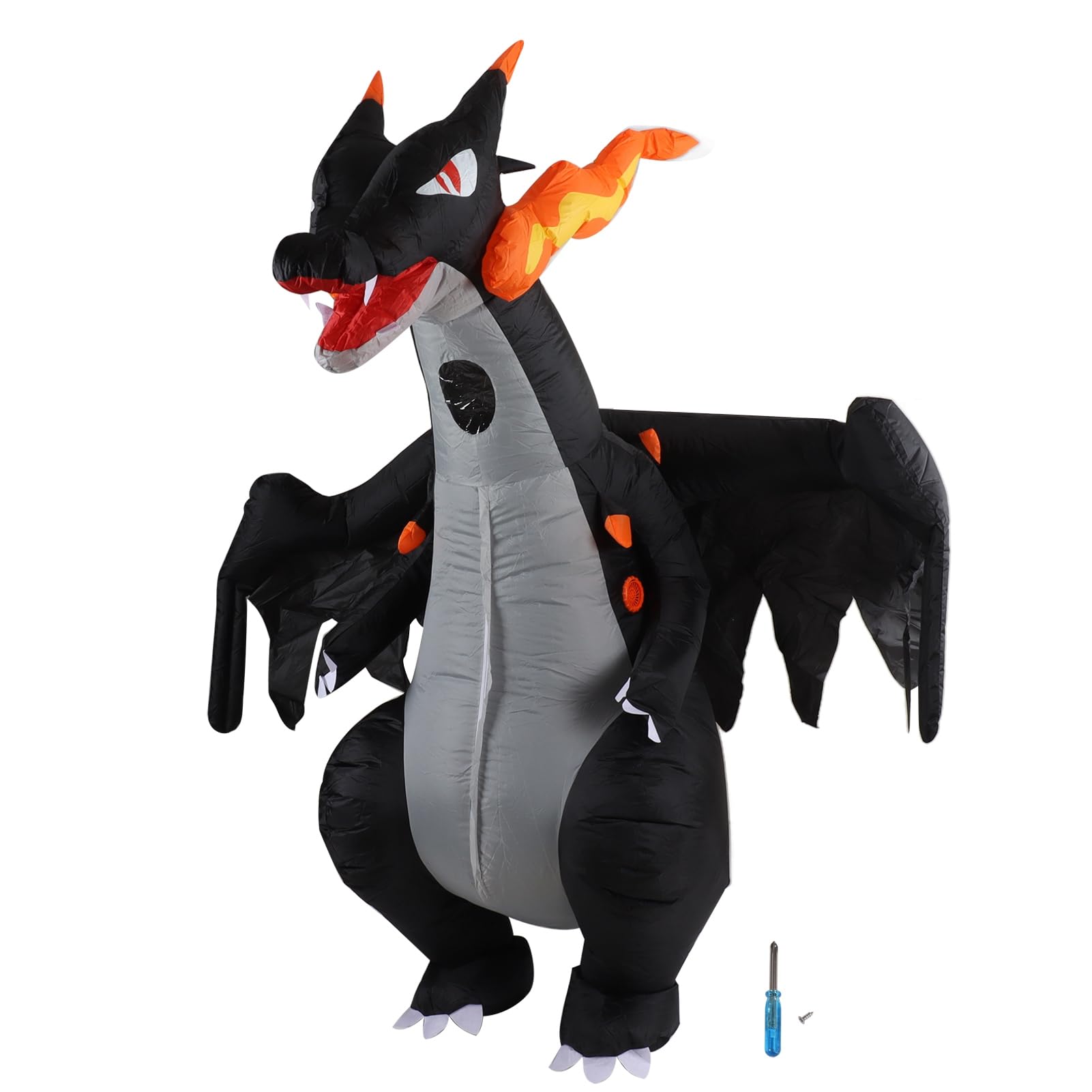 EMUKOEP Disfraz Inflable Divertido de Animal Impermeable para Adultos con Ventilador a Pilas para Fiestas de Halloween
