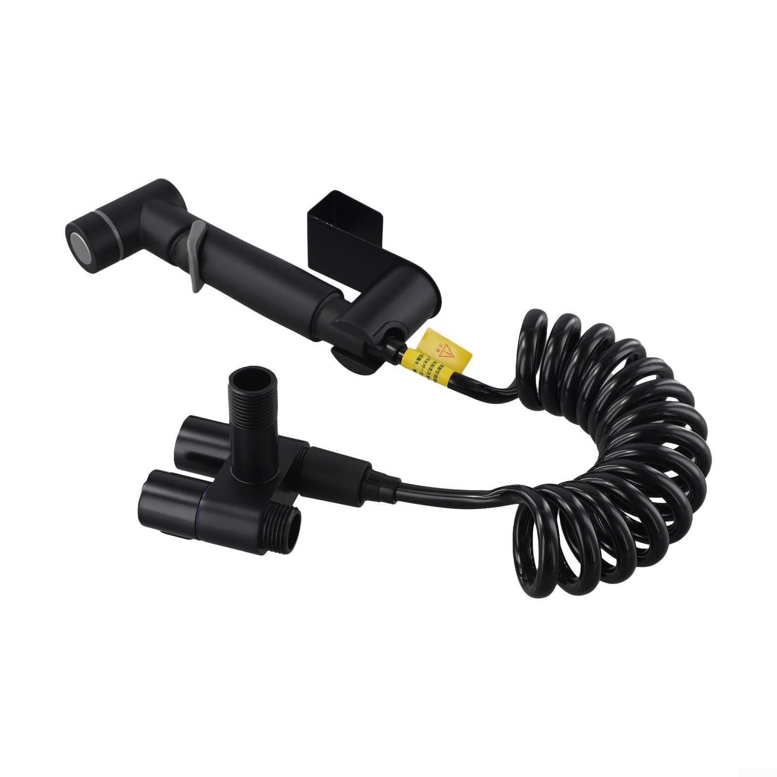 Set spruzzatore portatile per bidet per bagno, valvola in ottone, staffa di montaggio e nastro di tenuta, ideale per la pulizia del WC e l'igiene degli animali domestici