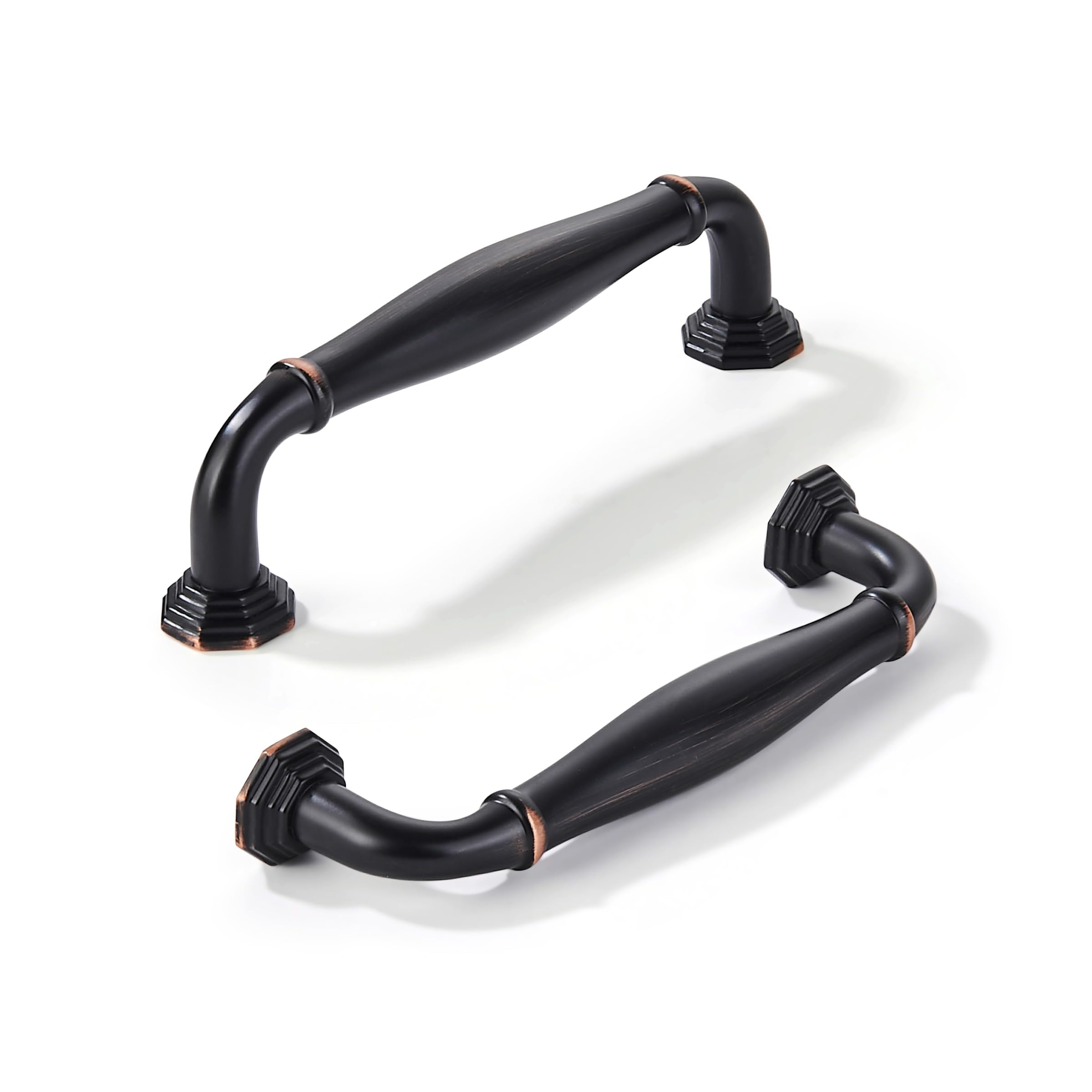 Khtumeware - 80324 Oil Rubbed Bronze Cabinet Pulls CTC 4 in (102 mm) 10 Pack