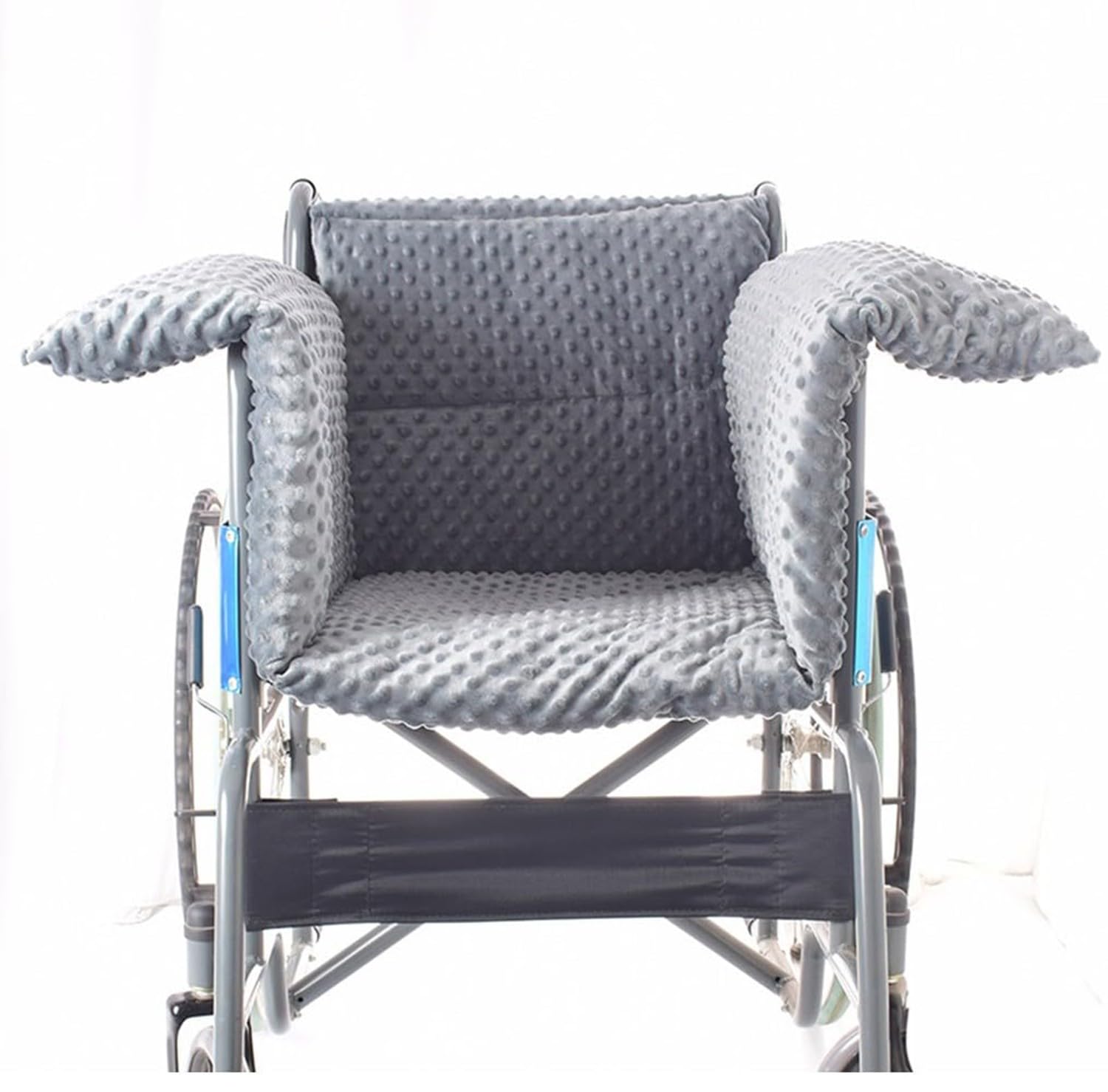 Cojín integrado antidecúbito para silla de ruedas con soporte de espalda, cojín reductor de presión lavable para mayor comodidad y apoyo