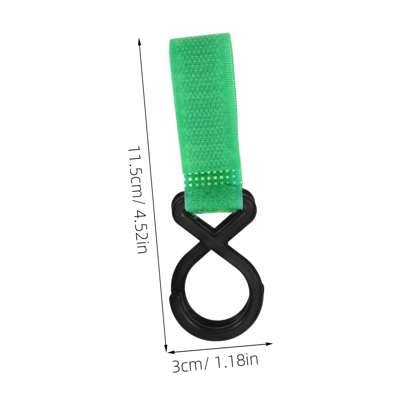 Toddmomy Stroller Bag Hooks 6pcs Universal Nylon Hooks Easy to Install Versatile for Bags