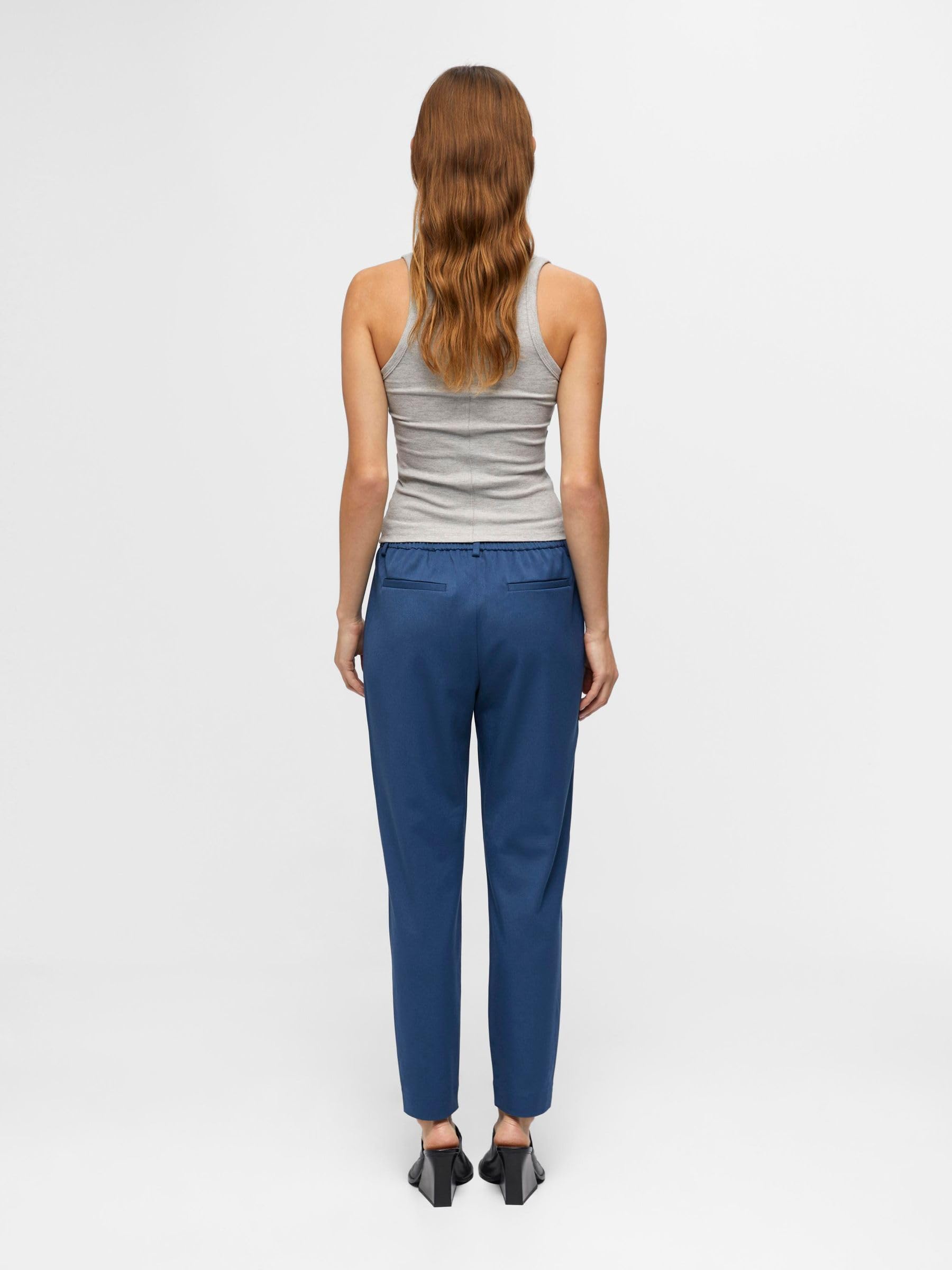 Object Objlisa Slim Pant Noos - spodnie materiałowe Kobiety