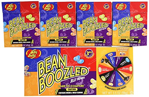 2 Jelly Belly Bean Boozled Spinners and 8 (1.6 ounce) Refill Boxes,