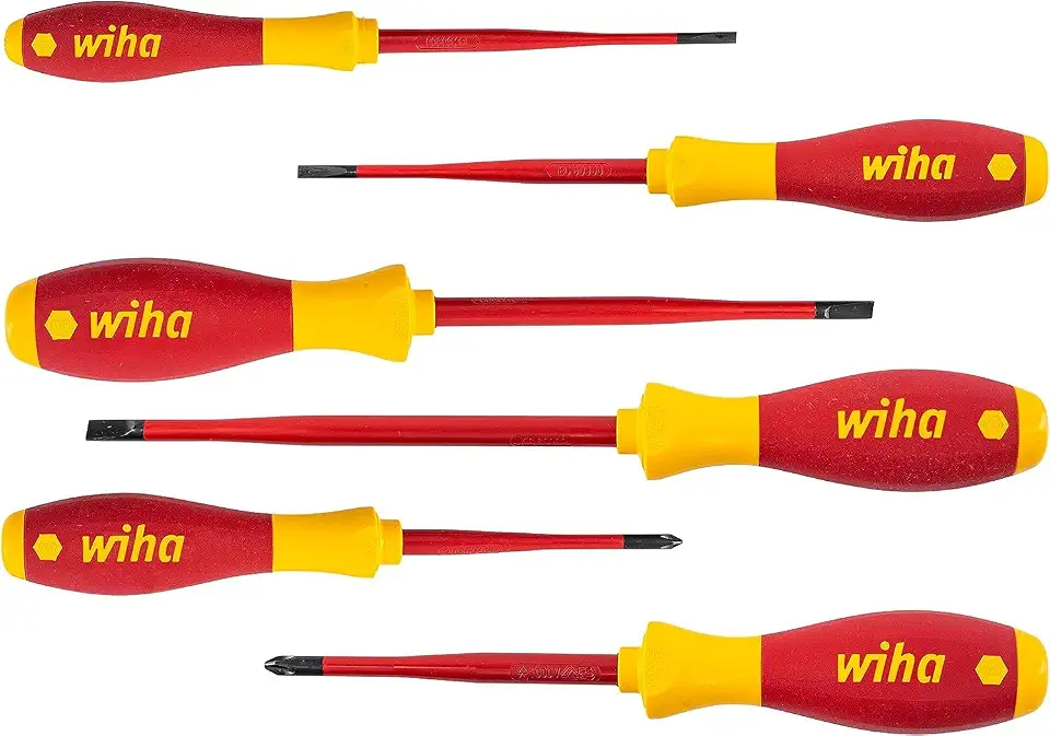 WIHA SoftFinish Electric Slimfix Screwdriver Set (6-Pieces)