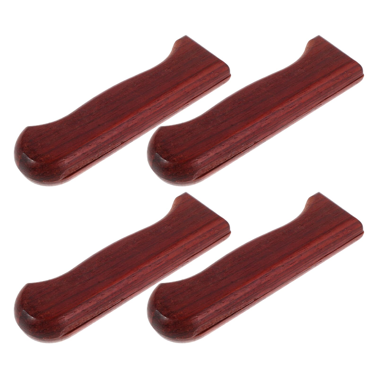 Mango de cuchillo de cocina de madera palo rojo para renovar utensilios en cocinas domésticas