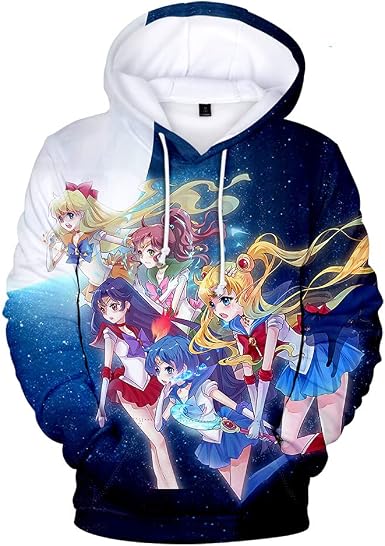 Amazon.com: Firovps Sailor Moon Tanjirou and Sailor Moon - Sudadera con  capucha para hombre y mujer : Ropa, Zapatos y Joyería