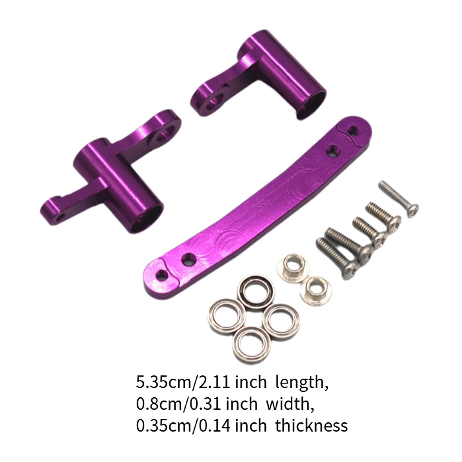 Kit Sterzo per Auto Radiocomandata, Pezzi di Ricambio per I Modelli 16101 E 16102, Viola