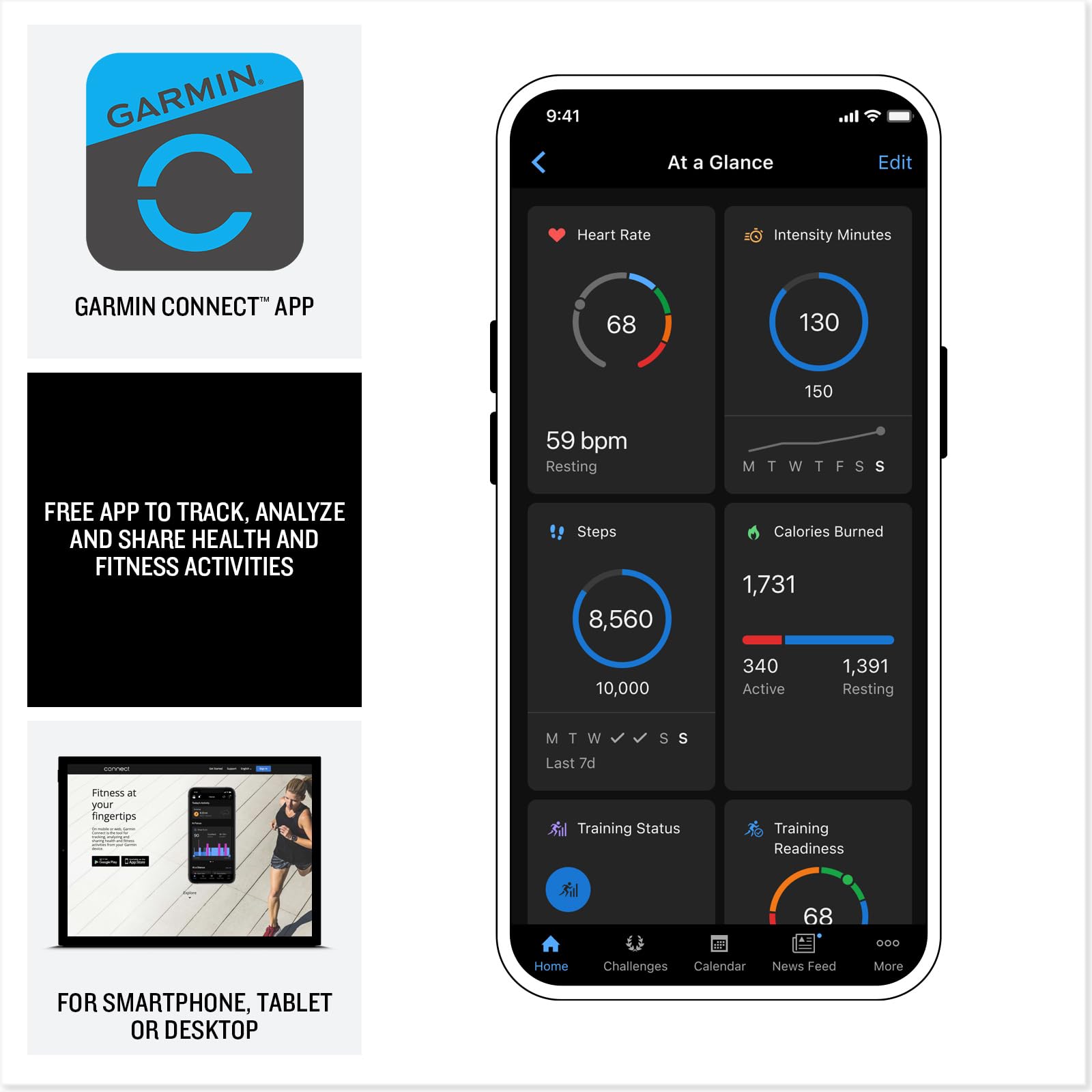 Garmin Instinct Crossover AMOLED Montre Intelligente GPS Hybride Robuste avec Aiguilles analogiques et écran AMOLED Lumineux, Anthracite avec Bracelet en Silicone Anthracite