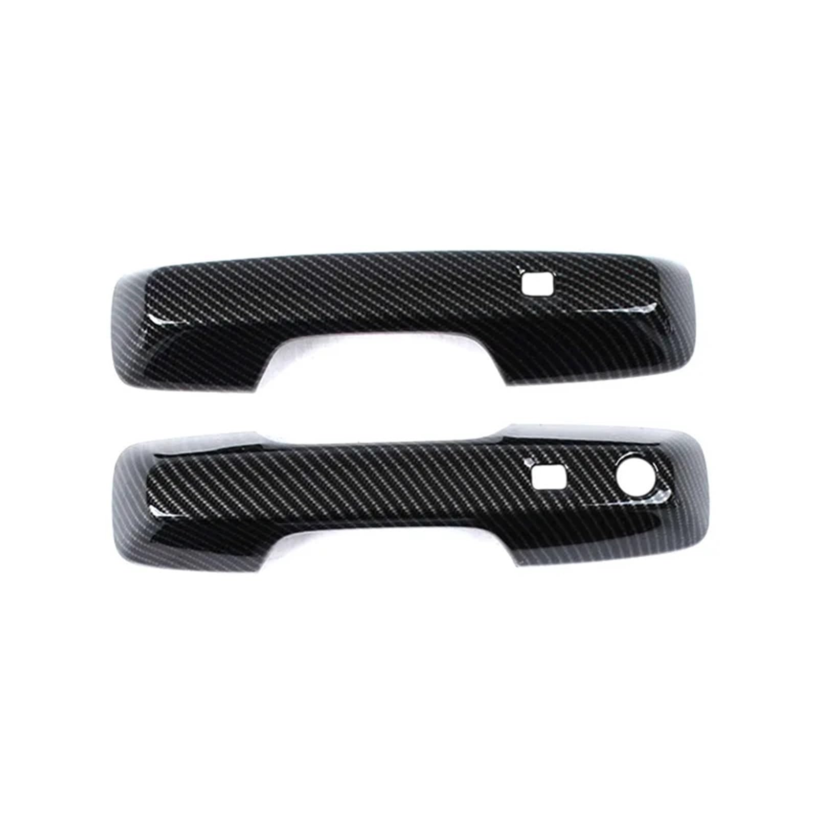 Aiwejdf 2 Door Carbon Fiber Exterior Door Handle Hinge Repair Kit Suitable Fit For 23 Equation Leopard 5 Car Door Handle Bowl Scratch-Proof Modification Accessories(2 Door Carbon Fiber)