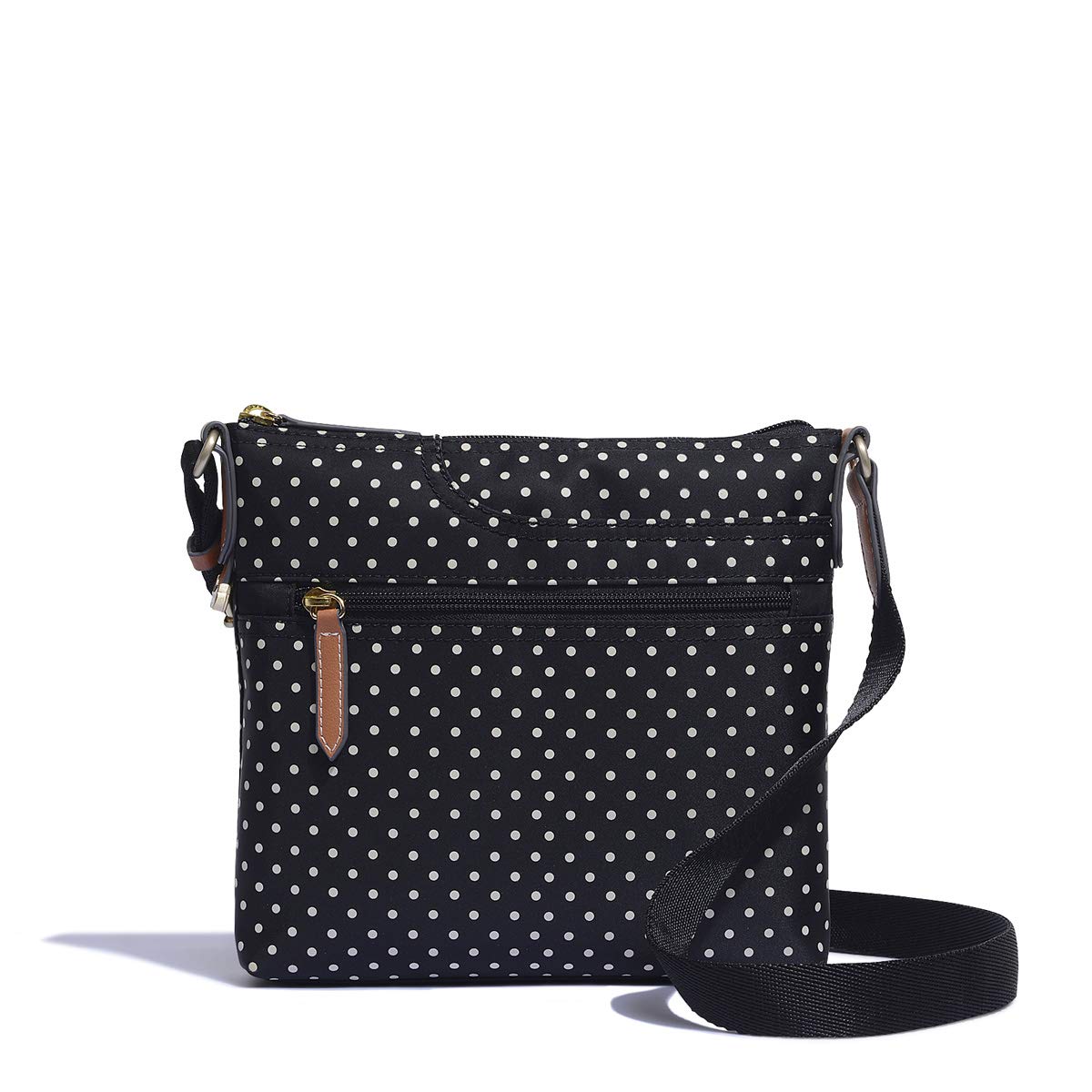 London Pocket Essentials Polka Dot Small Zip Top Crossbody