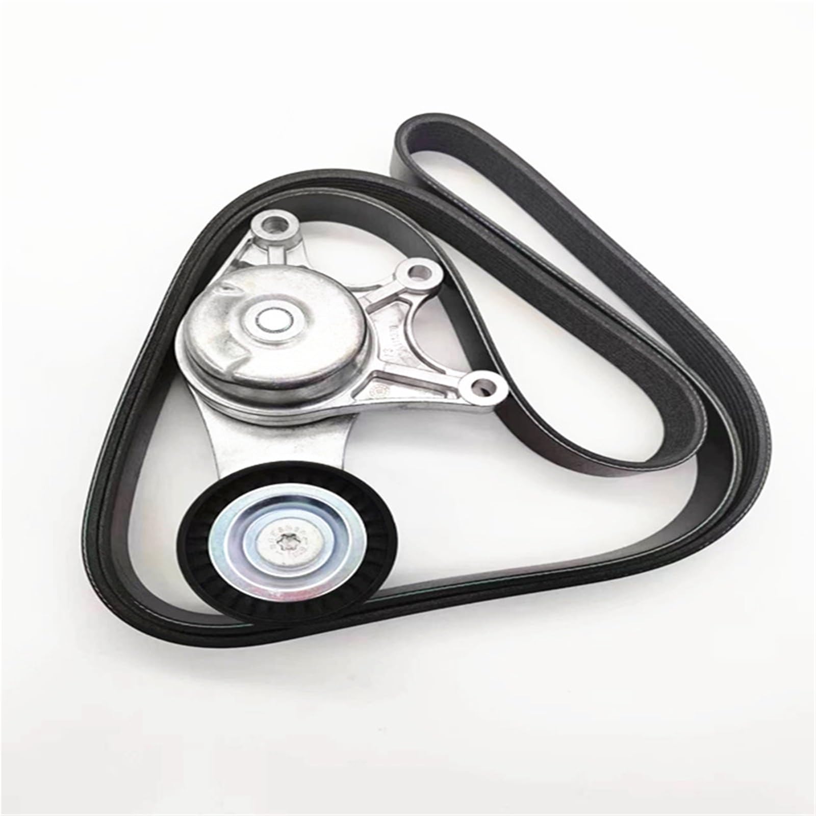 Rolka napinacza łańcucha pasek rozrządu OEM: 11287594969 11287618848 (8PK1000) pasuje do BMW N20 Silnik Napinacz paska Rolka prowadząca F07 525 528I F30 325 328 F26(Silver)