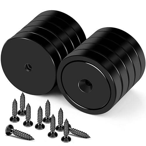 LOVIMAG Imanes, 150 libras + imán de neodimio fuerte impermeable con agujero para montaje en pared, imanes fuertes de tierras raras con agujero