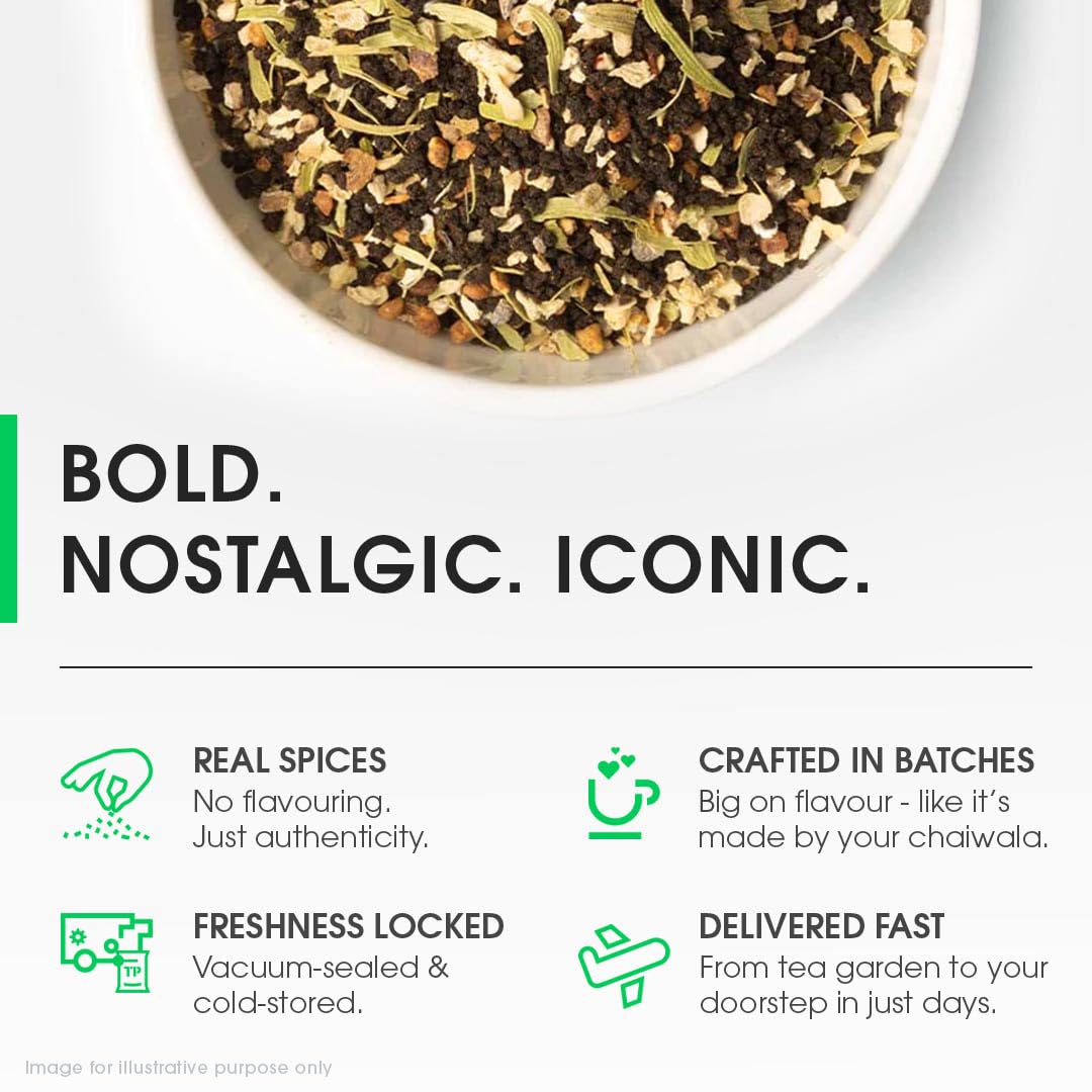 Teabox Kolkata Street Chai | Reminiscent Of The City Of Joy | Rich & Delectable, Blended With Saffron, Cardamom, Nutmeg & Ginger | With Exquisite Aromas Of Saffron | 250 Grams
