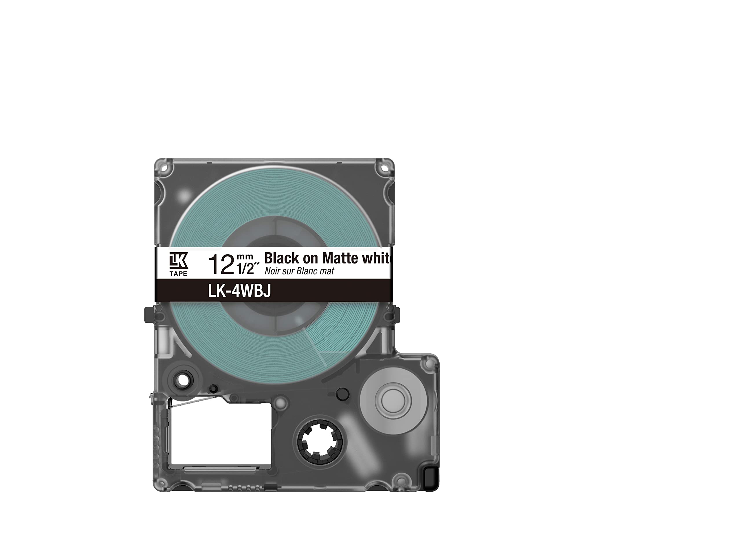 Matte White/Black 12mm LK-4WBJ, Matt white/black - Image 2