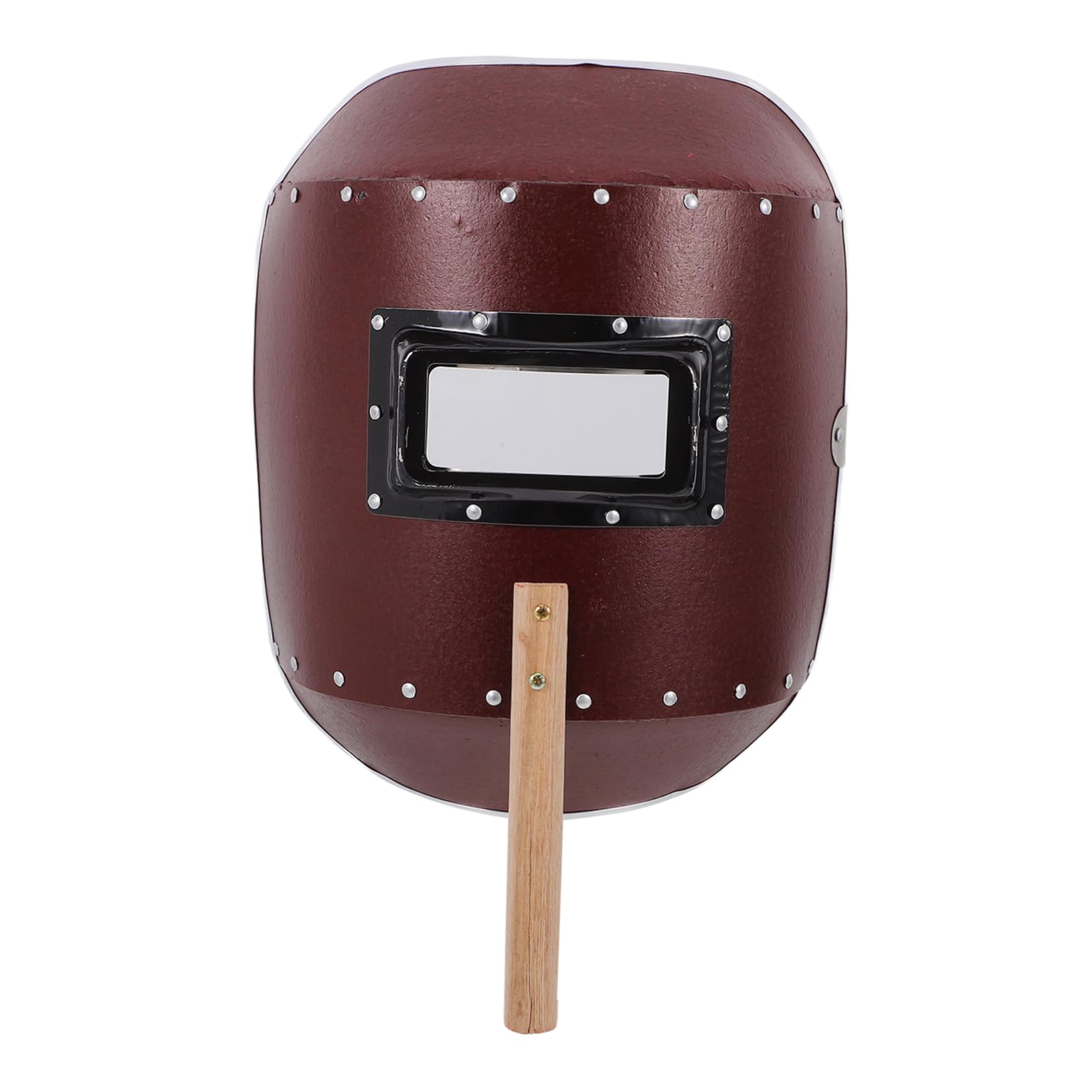 NAMOARLY Safety Welding Face Cover Handheld Welding Mask Wood Handle for Welders