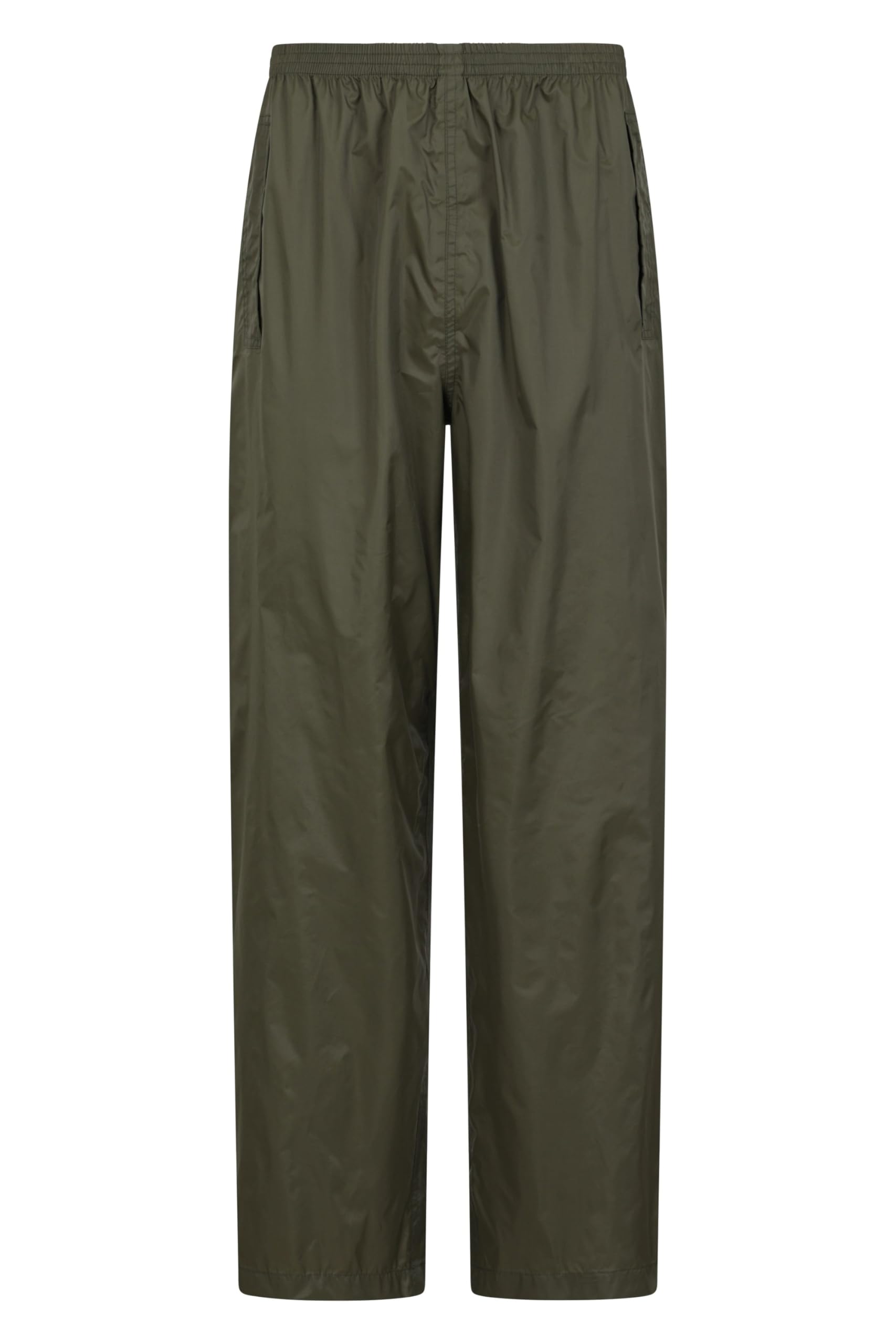 Mountain Warehouse Pakka Mens Waterproof Rain Overtrousers Dark Khaki 3XL