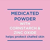 Vista 5 de Caldesene Polvo corporal protector medicado con óxido de zinc y almidón de maíz, sin talco, 5 onzas