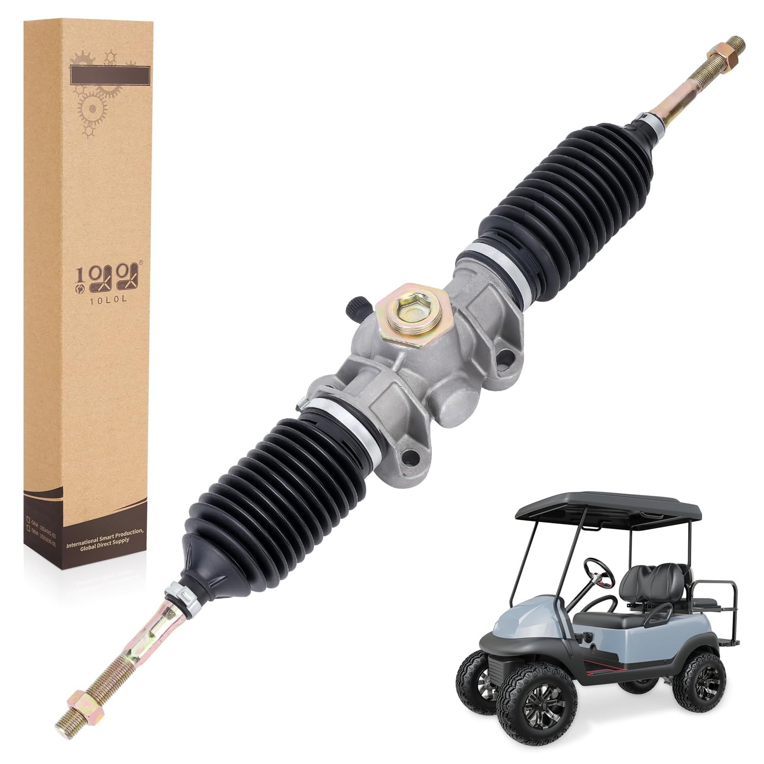 10L0L Conjunto de caja de engranajes de dirección para carrito de golf para Club Car Precedent 2004 y superior 1022886-01 103679701