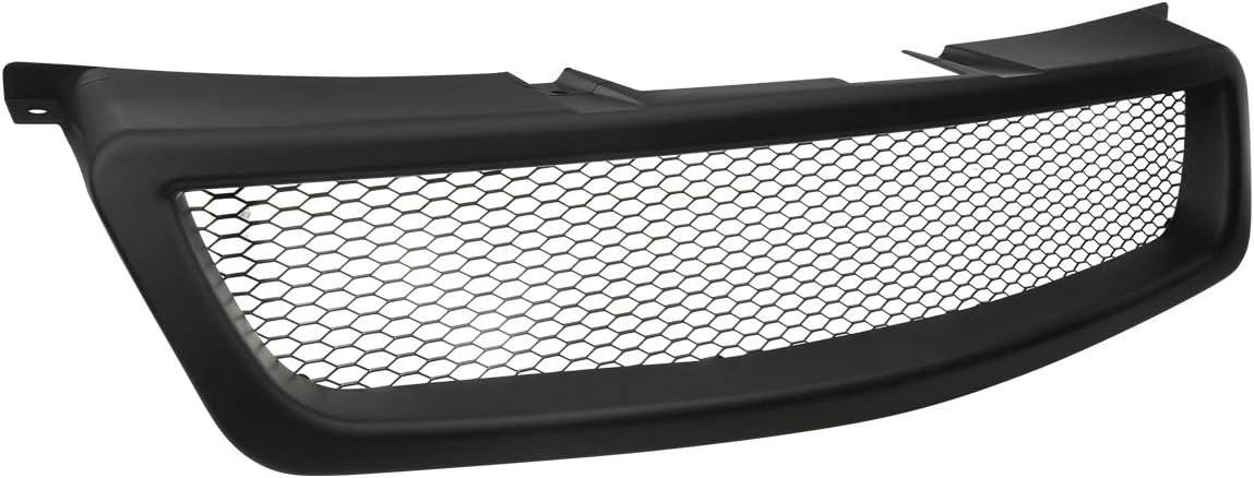 Carpartsinnovate For 05-06 Mesh Style Black Front Bumper Upper Hood Grille Grill