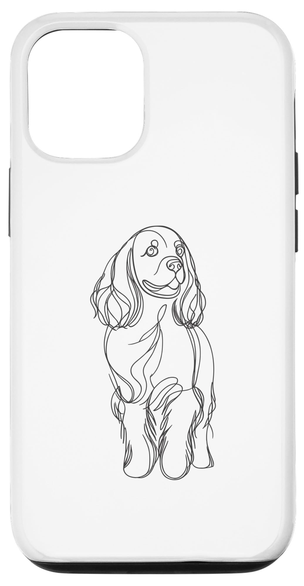 Line Art Cocker Spaniel Spaniels Case for iPhone 13 Pro