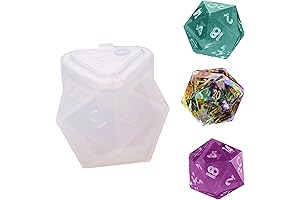 Discover Your Inner Masterpiece with Polyhedral Dice Resin Casting Molds: Unleash Your Creativity!
