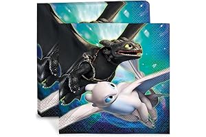 For the Young Dragon-Lovers: How to Train Your Dragon 3 Luncheon Napkins