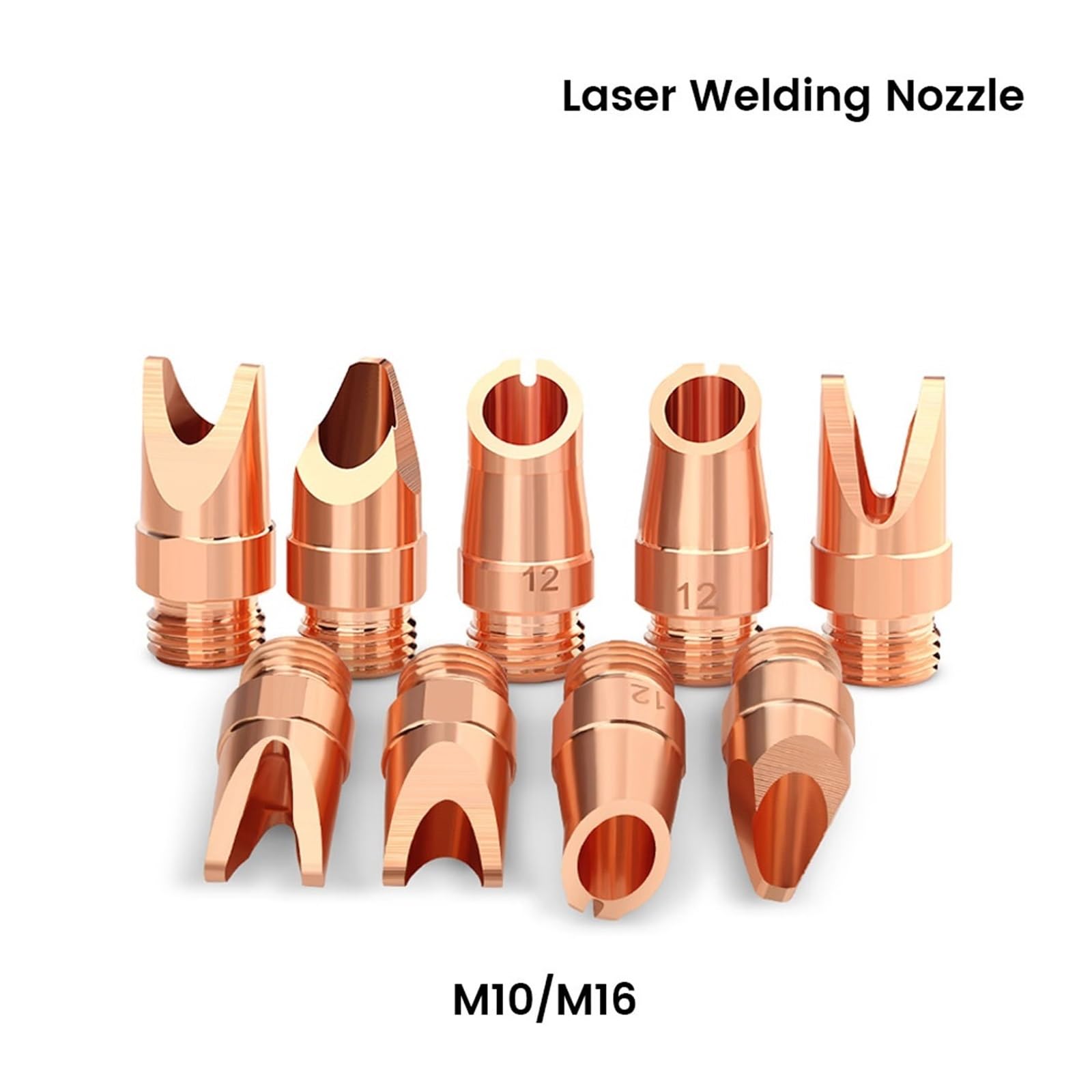 dysza do cięcia laserowego, Dysza do spawania laserowego M10 M16 kaliber 0,8 1 2 .6 przenośna pistoletu ręcznego(H,1.6mm)